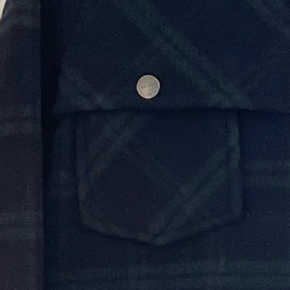 NWOT CURRENT/ELLIOTT Wool Felt Plaid Shirt Jacket - Picture 3 of 8